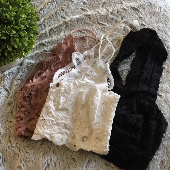 Free People Other - Free People Bralette set of 3